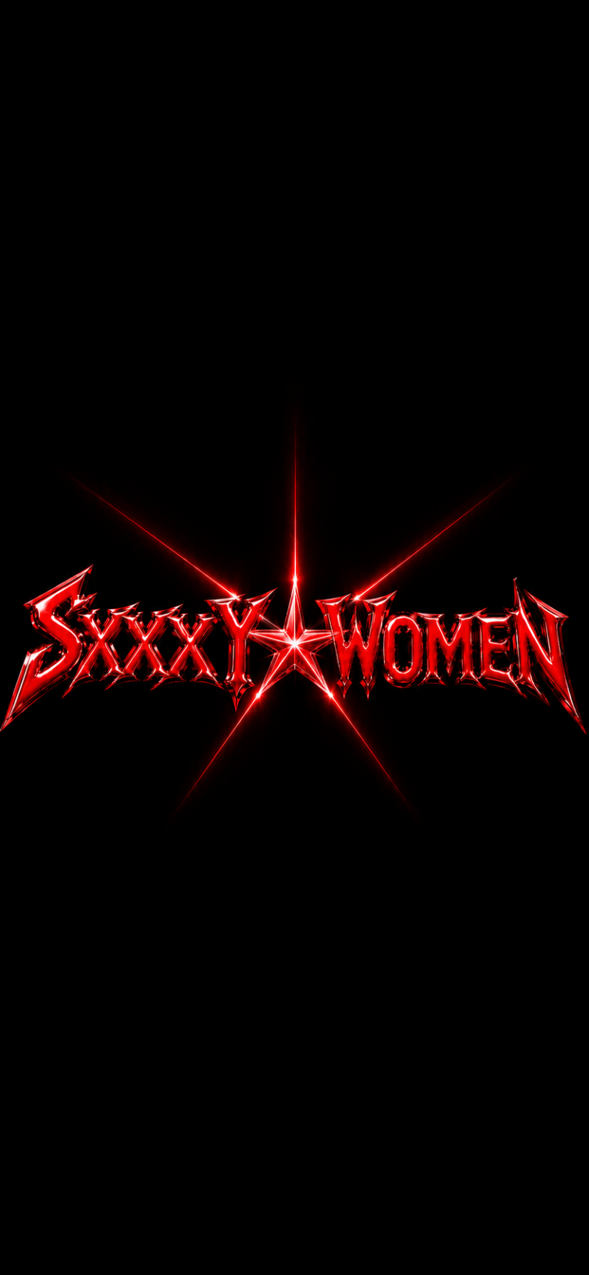SxXxY Women — red neon glowing band logo